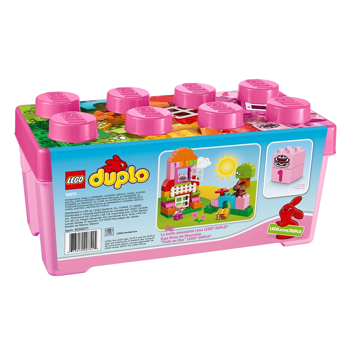 duplo 10571 all in one pink box of fun