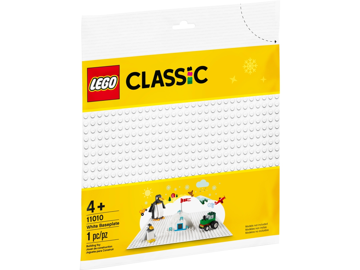 lego 11010 white baseplate