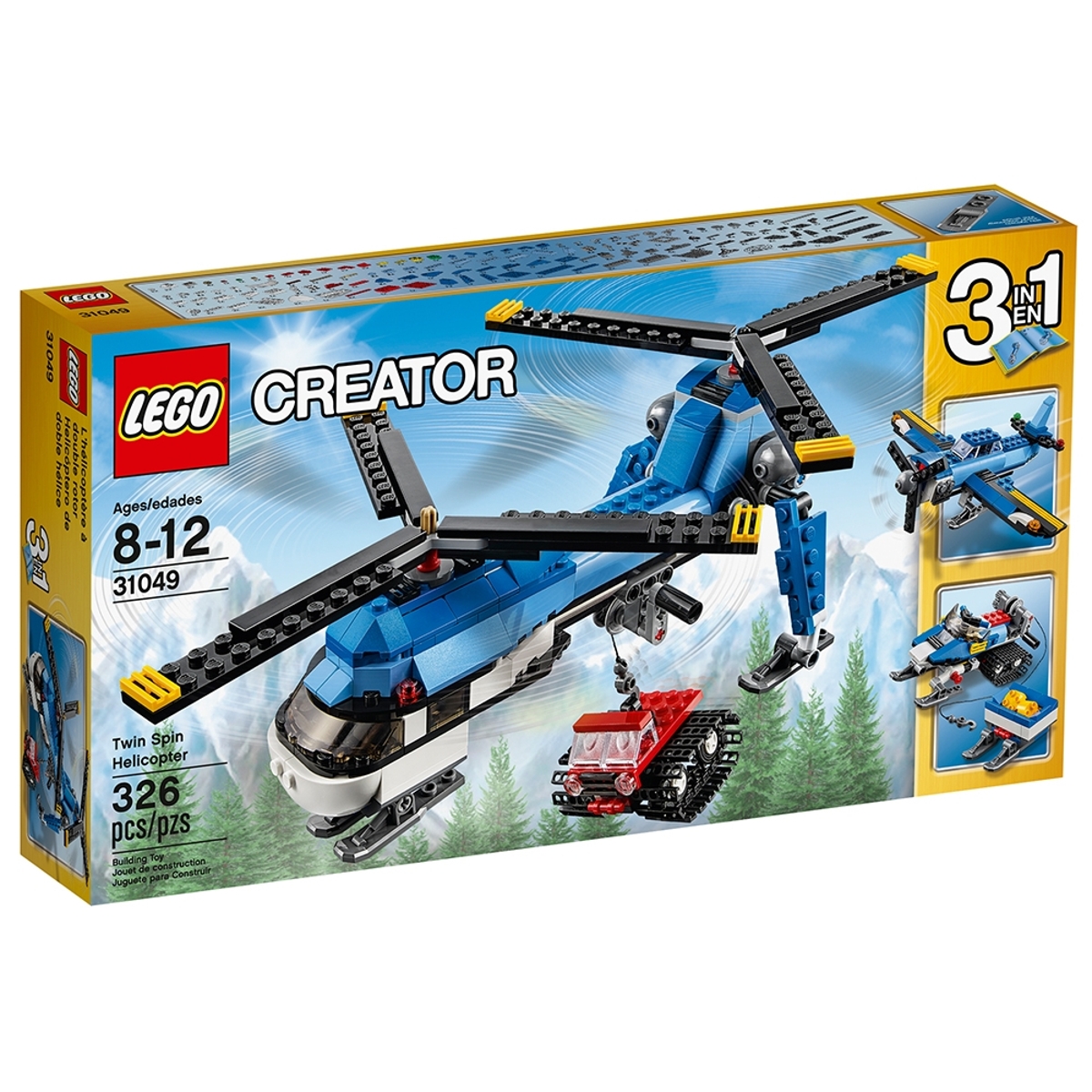 lego 31049 twin spin helicopter
