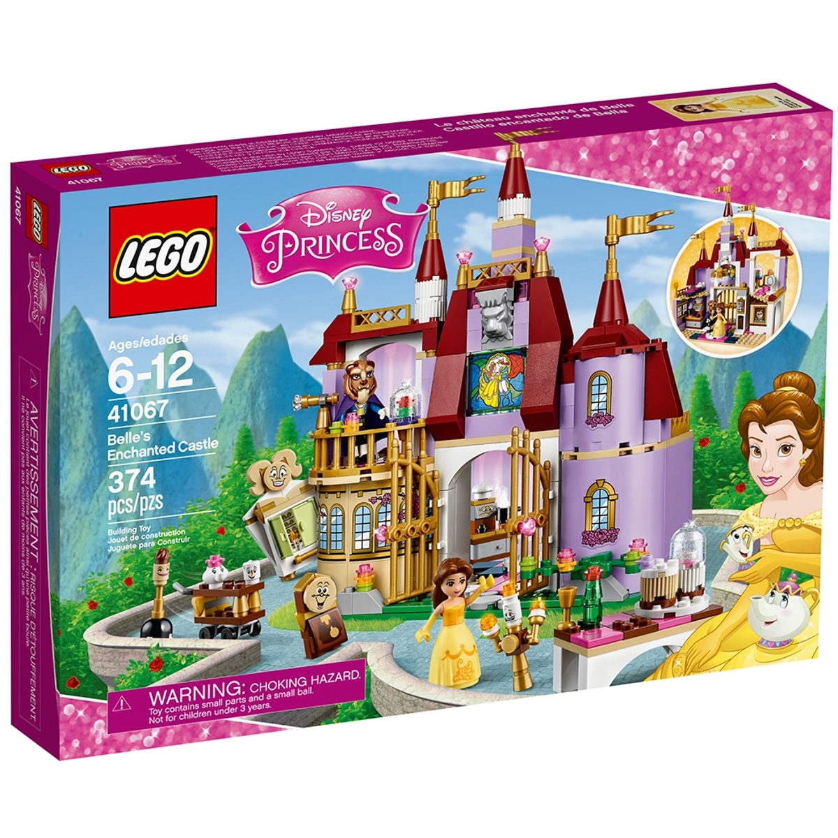 lego 41067 belles enchanted castle