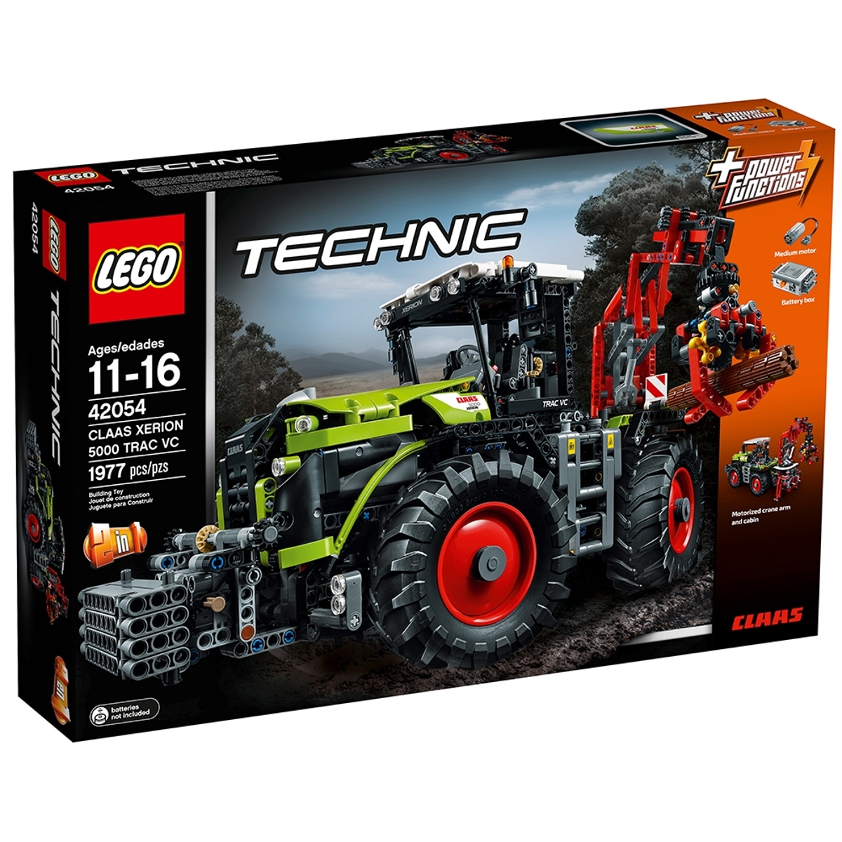 lego 42054 claas xerion 5000 trac vc