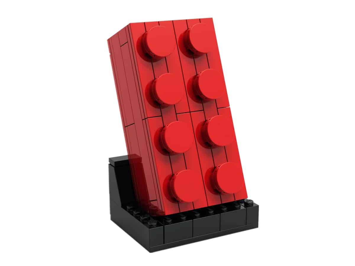 lego 5006085 buildable 2x4 red brick