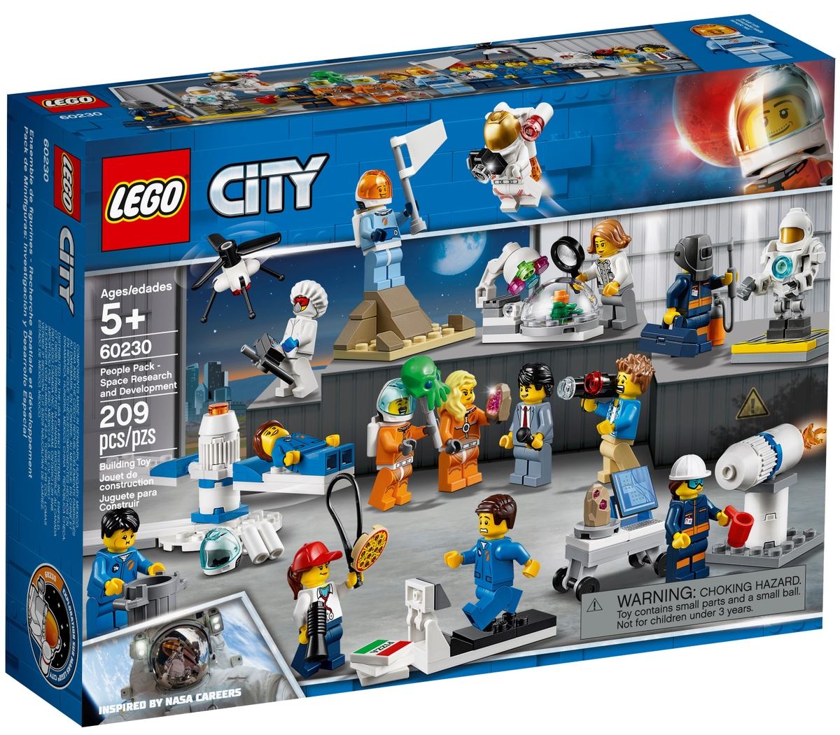 lego 60230 people pack space research and development
