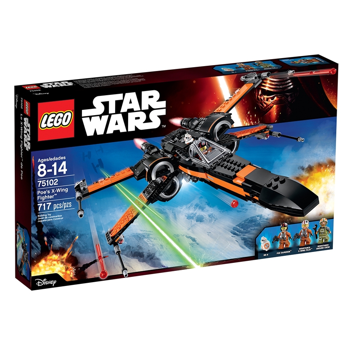 lego 75102 poes x wing fighter