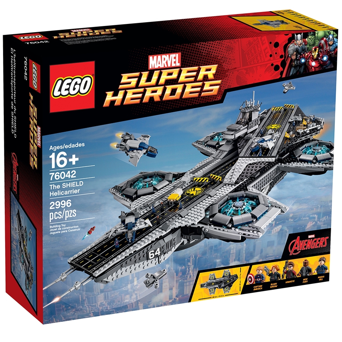 lego 76042 the shield helicarrier