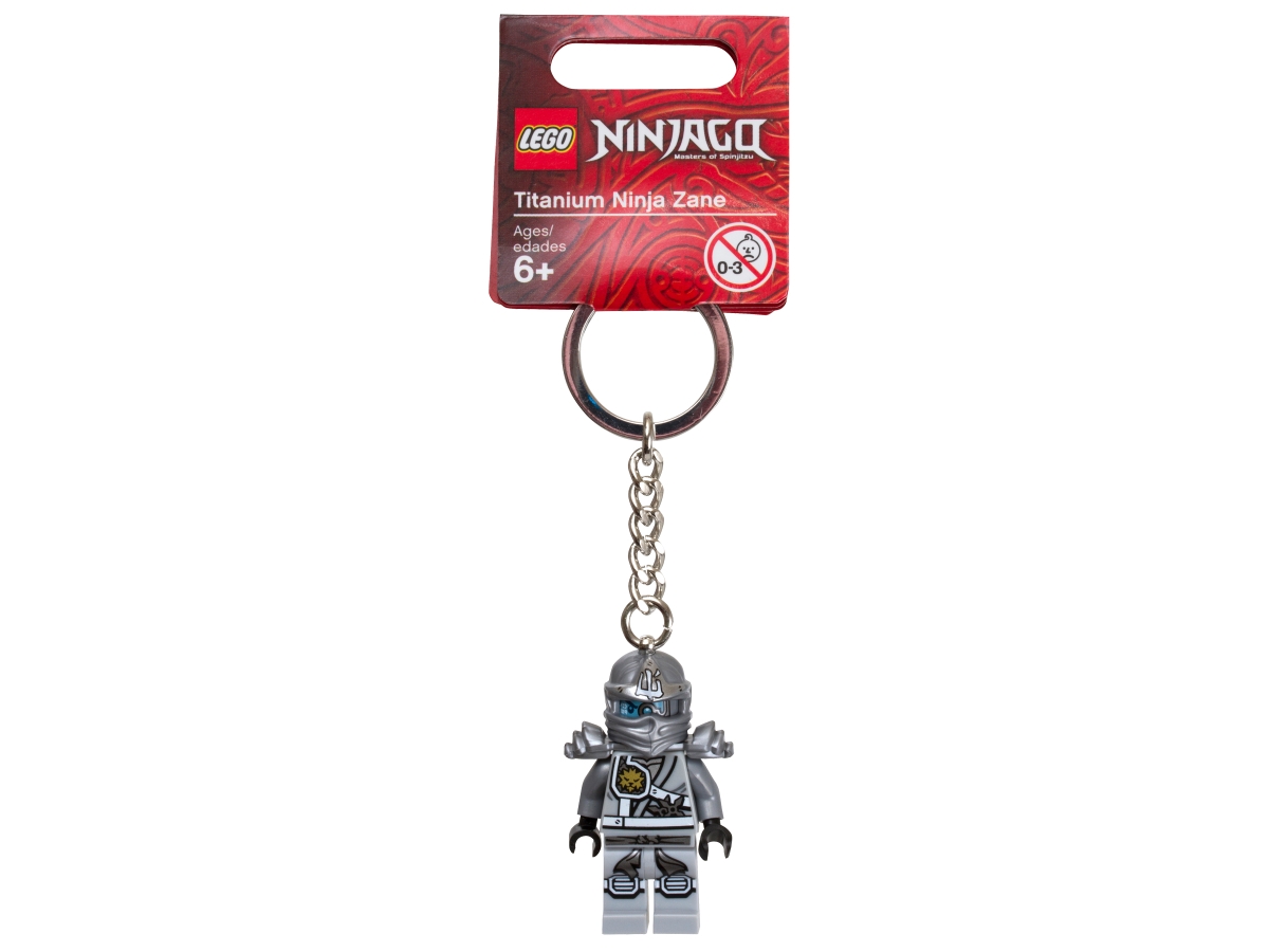 lego 851352 ninjago titanium ninja zane key chain
