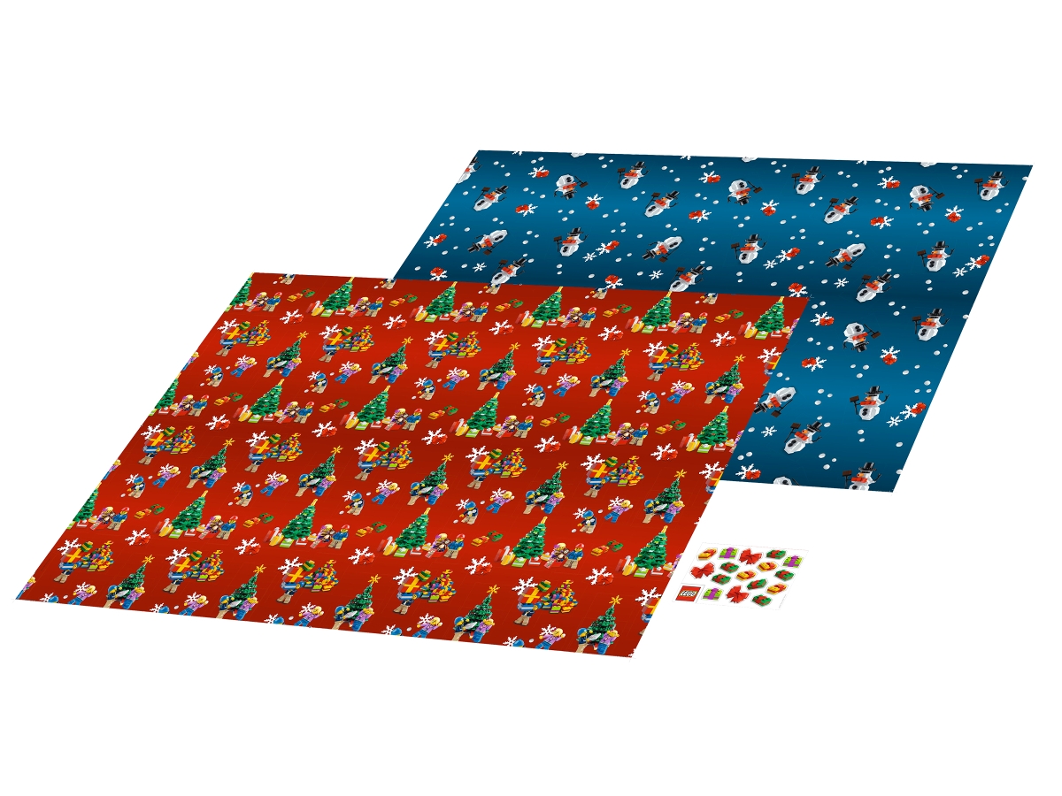 lego 851407 holiday wrapping paper