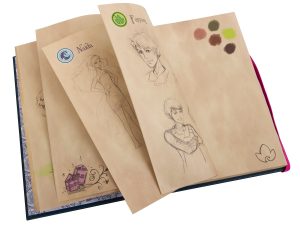 lego 853565 elves emily jones diary sketch book
