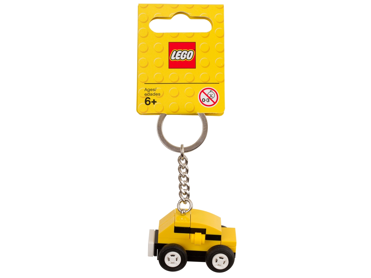 lego 853573 yellow car bag charm