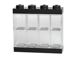 lego 5006152 caixa de exposicao para 8 minifiguras preta