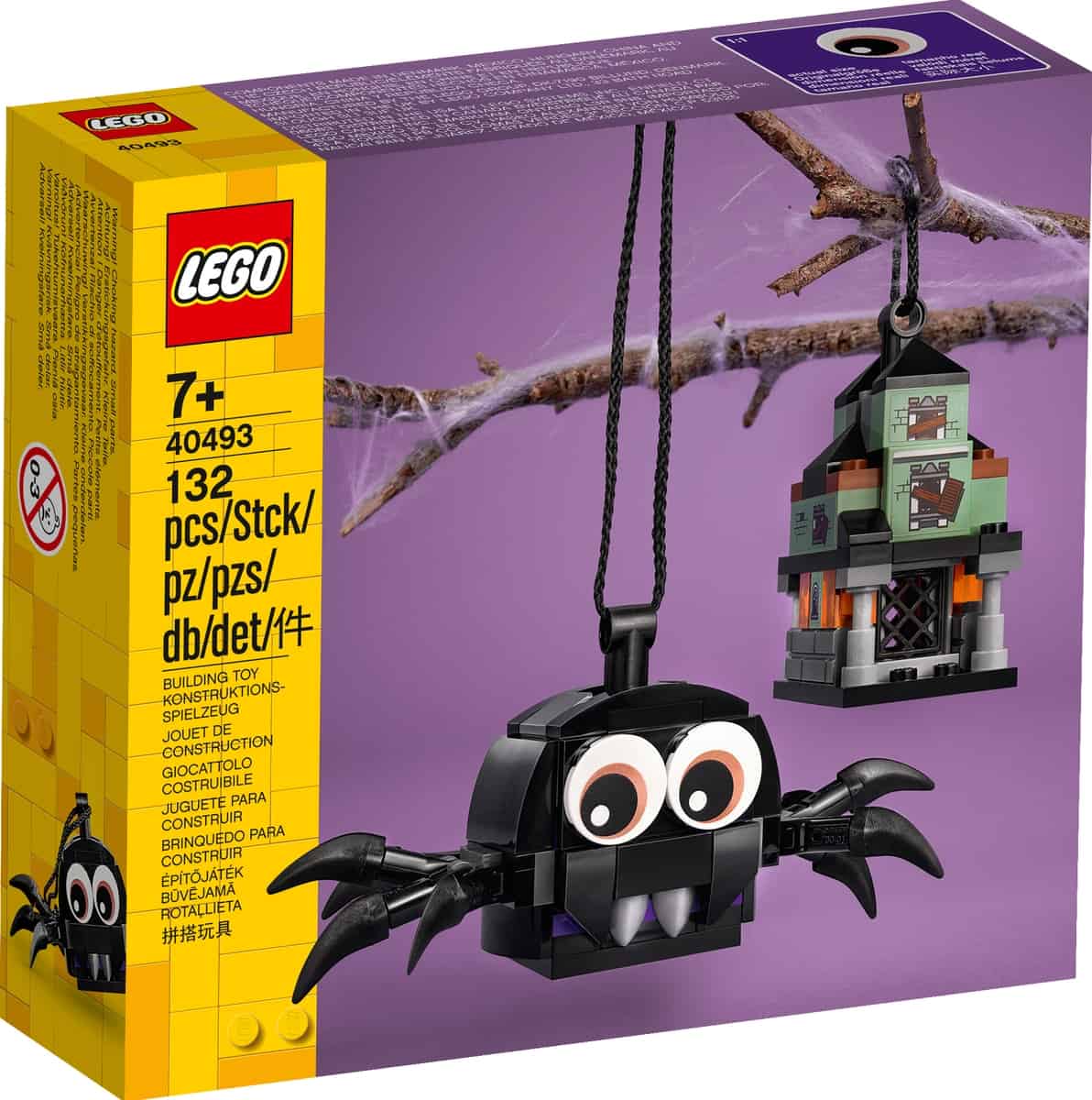 lego 40493 pack aranha e casa assombrada