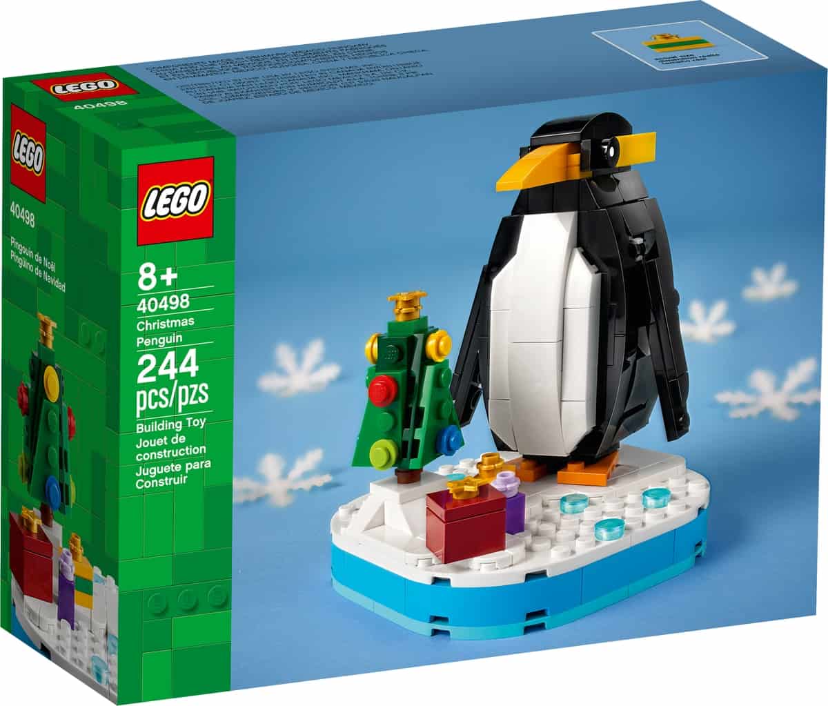lego 40498 pinguim de natal