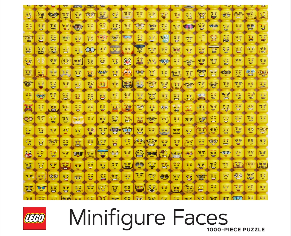 lego 5007070 puzzle de rostos das minifiguras com 1000 pecas