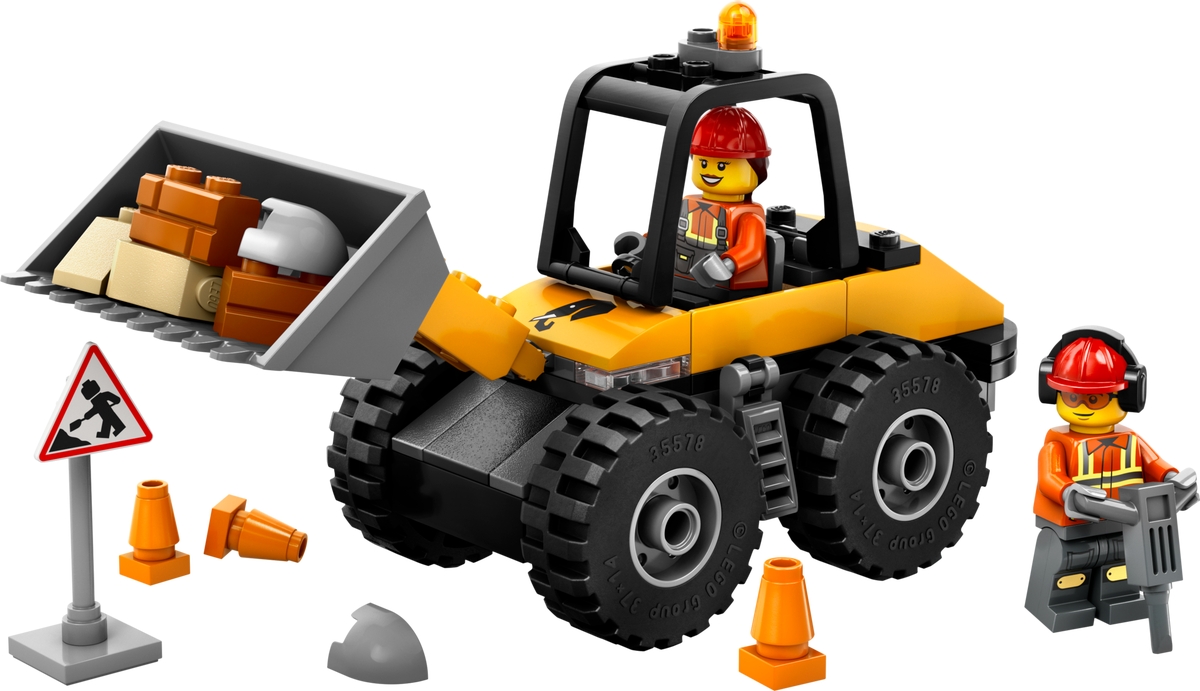 yellow construction wheel loader 60450